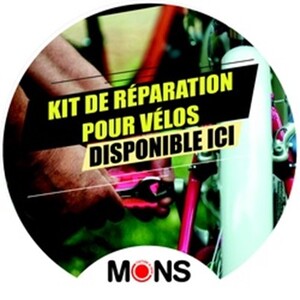Kit de réparation pour vélos à Infor Jeunes Mons